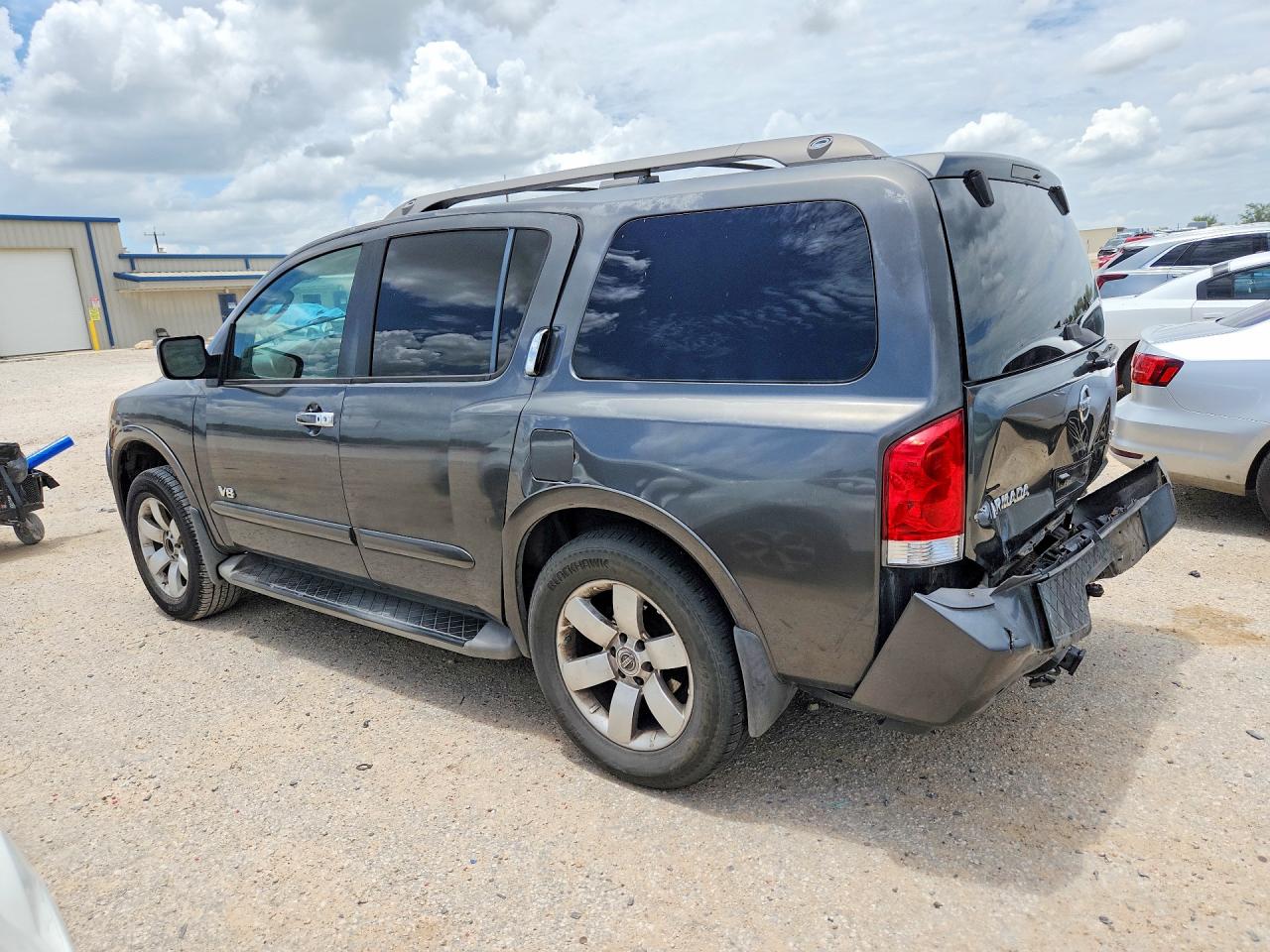 2008 Nissan Armada Se Ffv Gray vin: 5N1BA08D18N617026
