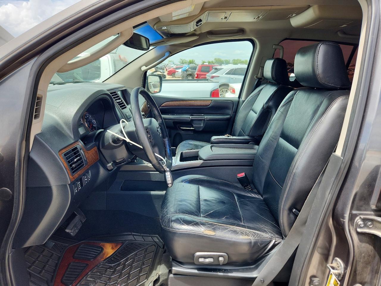 2008 Nissan Armada Se Ffv Gray vin: 5N1BA08D18N617026