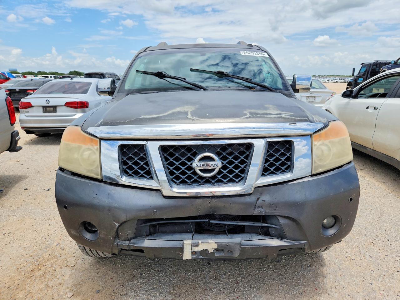 2008 Nissan Armada Se Ffv Gray vin: 5N1BA08D18N617026