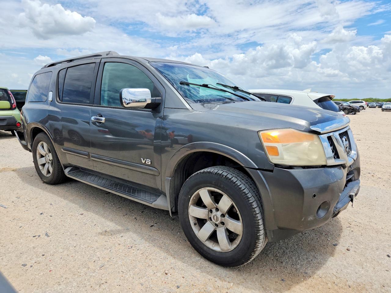 2008 Nissan Armada Se Ffv Gray vin: 5N1BA08D18N617026