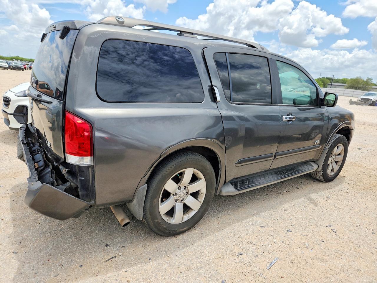 2008 Nissan Armada Se Ffv Gray vin: 5N1BA08D18N617026