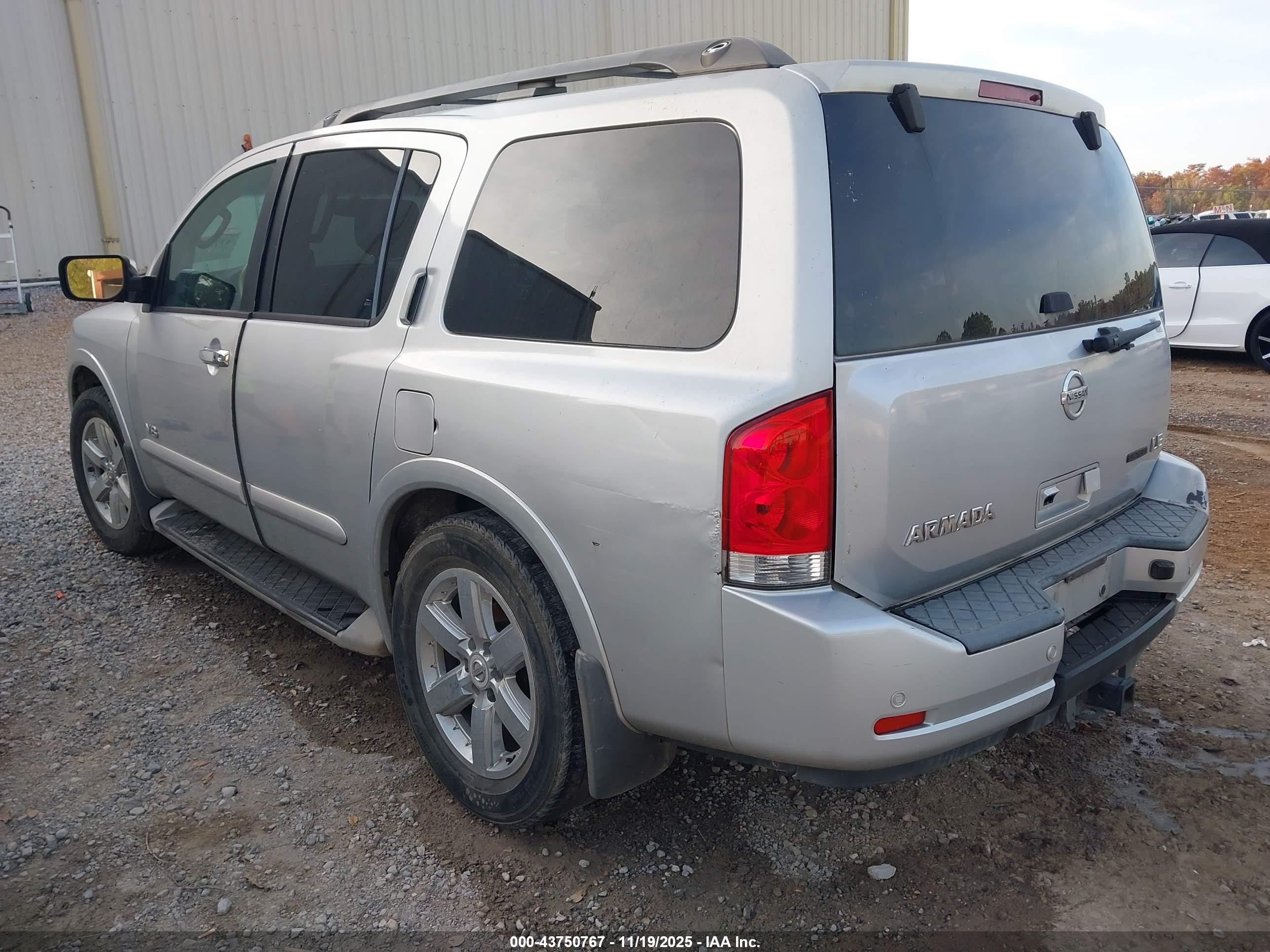 2009 Nissan Armada Le Maroon vin: 5N1BA08D19N600535