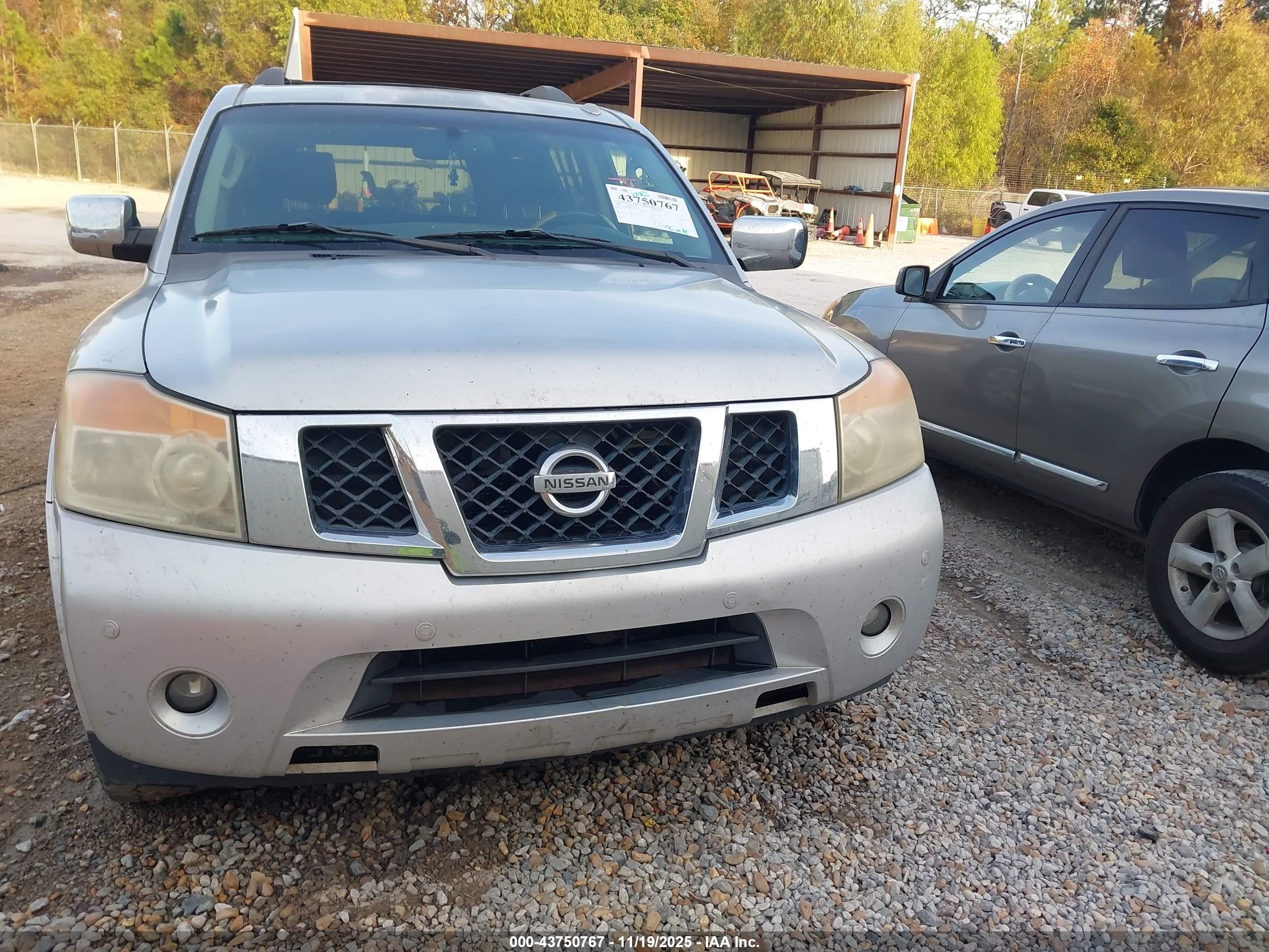 2009 Nissan Armada Le Maroon vin: 5N1BA08D19N600535