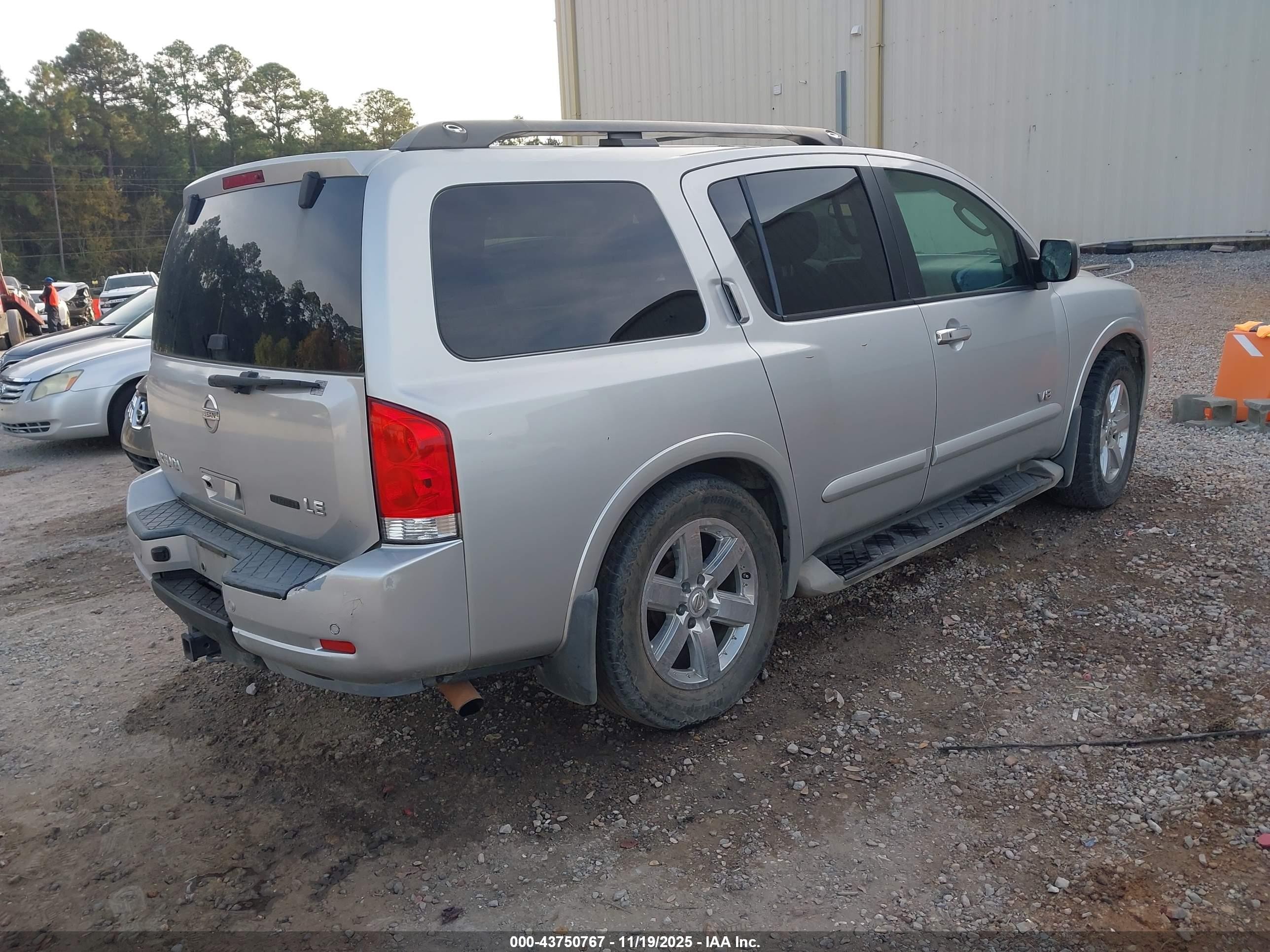 2009 Nissan Armada Le Maroon vin: 5N1BA08D19N600535