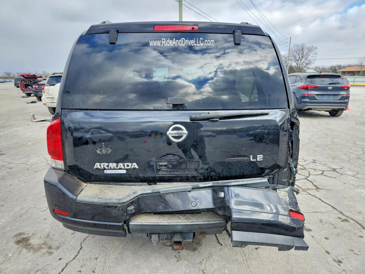 2009 Nissan Armada Se Черный vin: 5N1BA08D19N604598