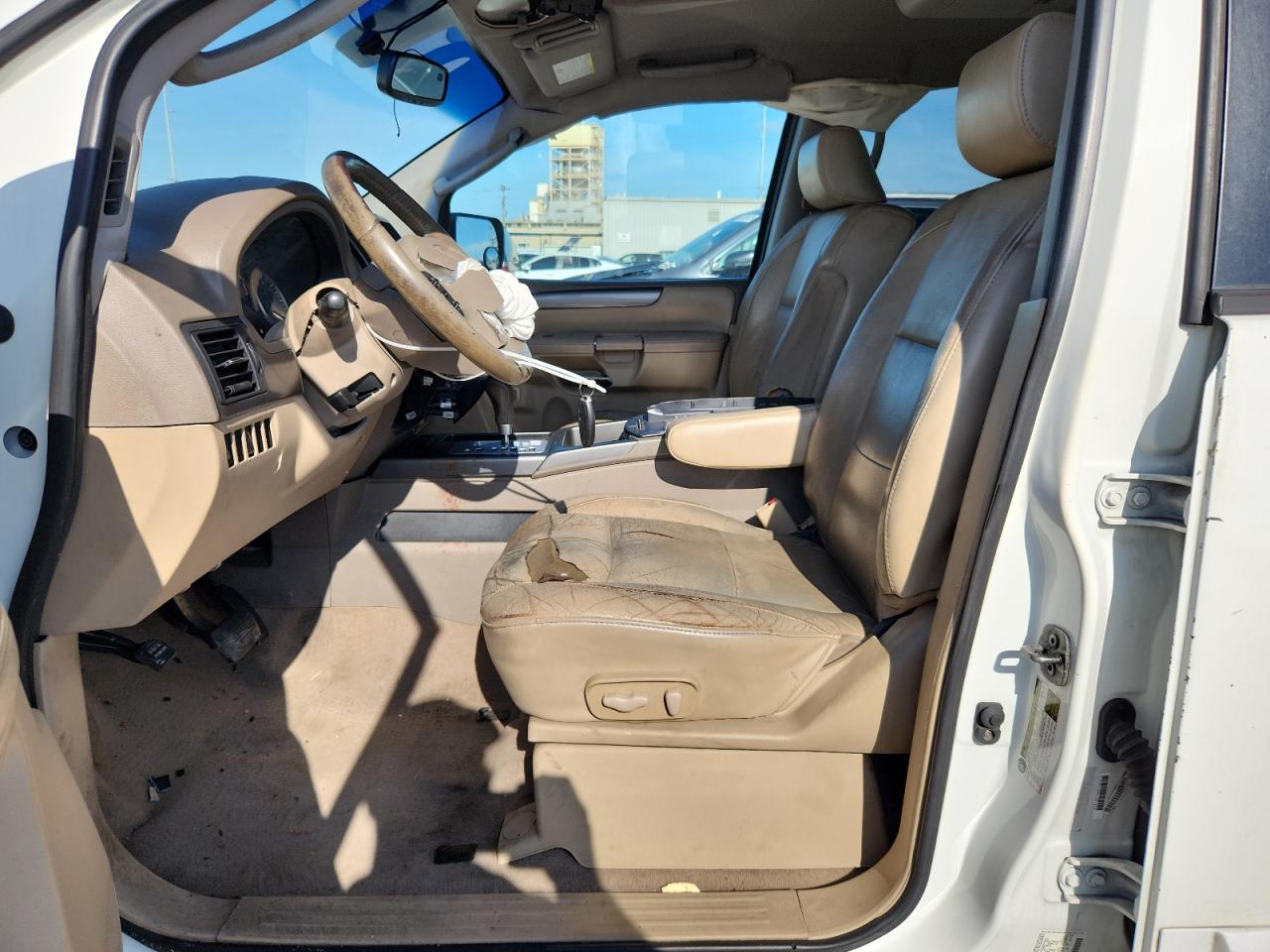 2009 Nissan Armada Se Белый vin: 5N1BA08D19N604889