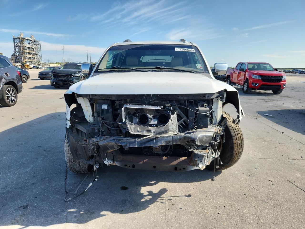 2009 Nissan Armada Se Белый vin: 5N1BA08D19N604889