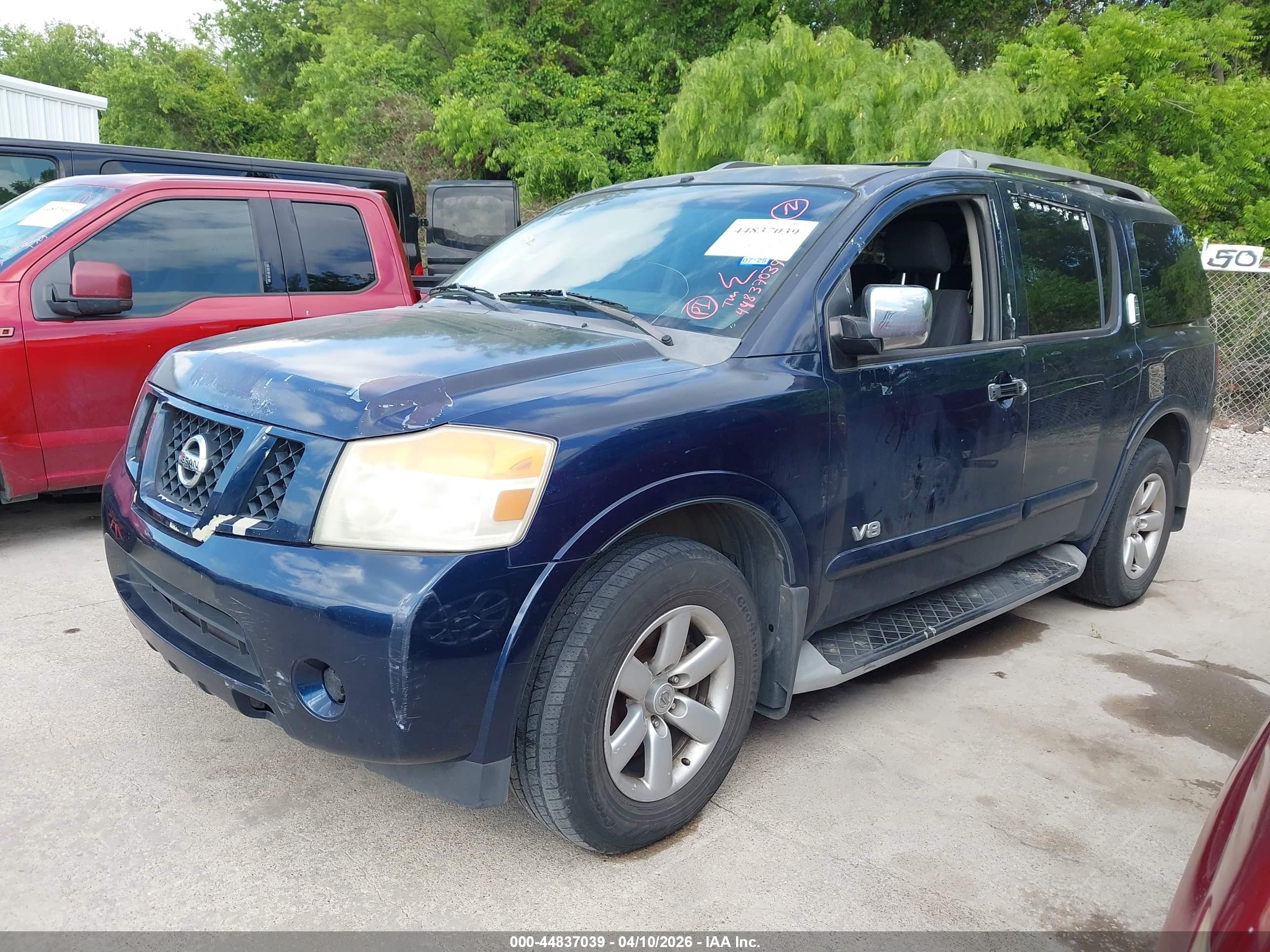 2009 Nissan Armada Se Blue vin: 5N1BA08D19N606304