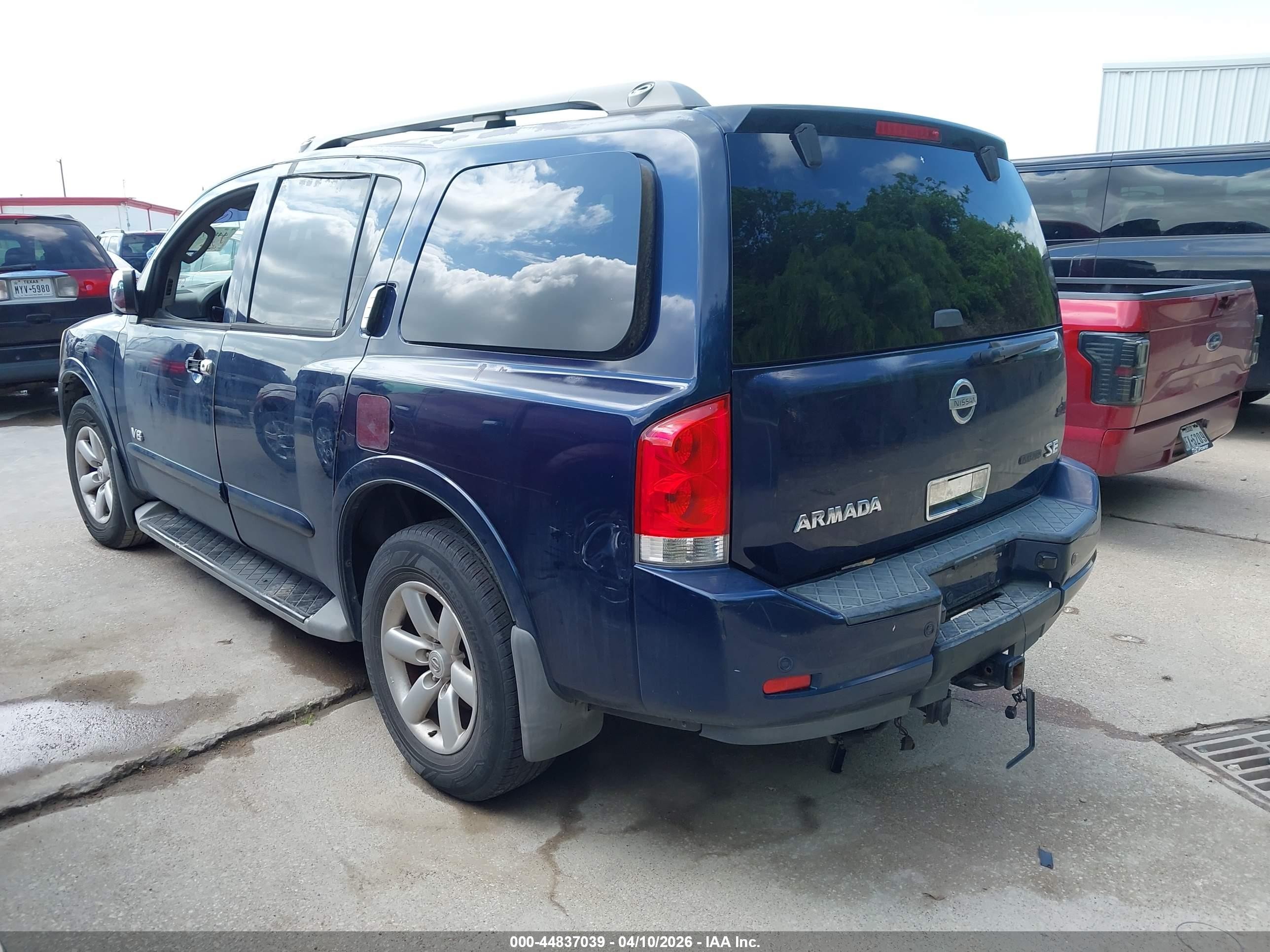 2009 Nissan Armada Se Blue vin: 5N1BA08D19N606304