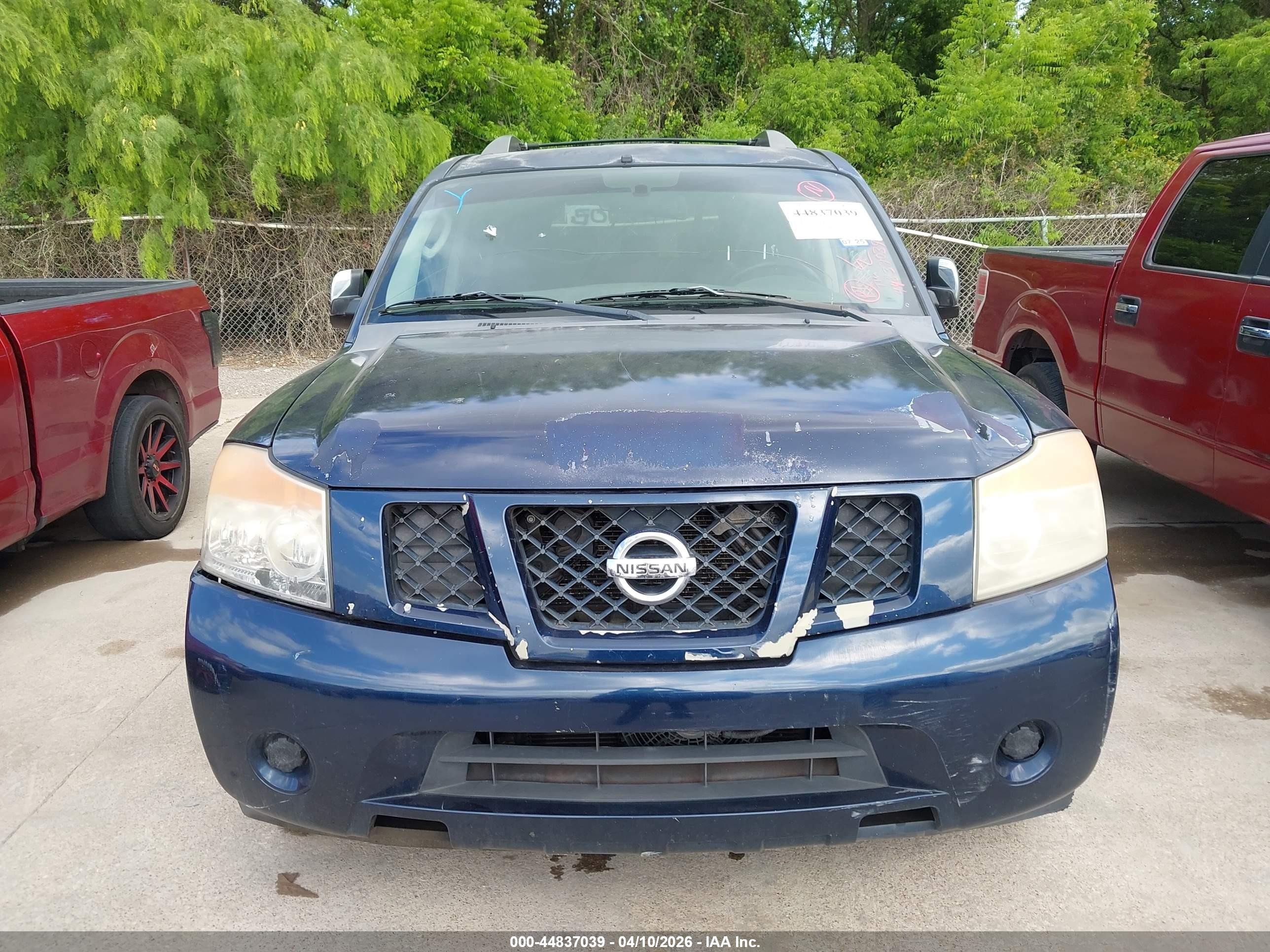 2009 Nissan Armada Se Blue vin: 5N1BA08D19N606304