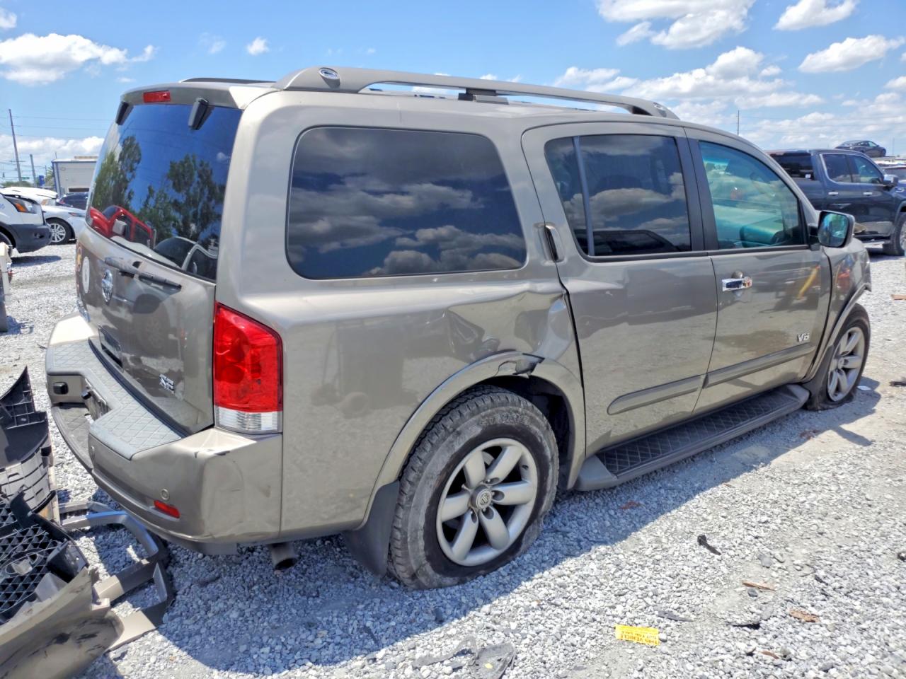 2008 Nissan Armada Se Ffv Beige vin: 5N1BA08D28N605838