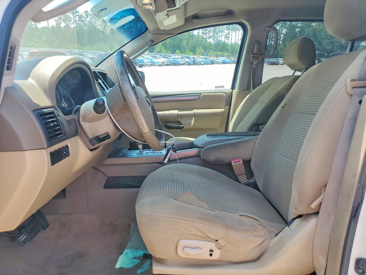 2008 Nissan Armada Se Ffv White vin: 5N1BA08D28N622557