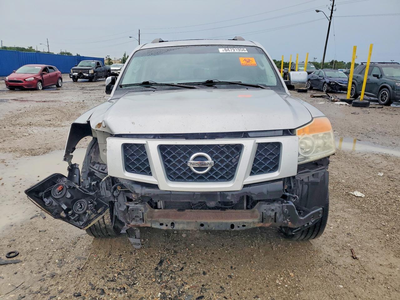 2008 Nissan Armada Se Ffv Silver vin: 5N1BA08D38N620624