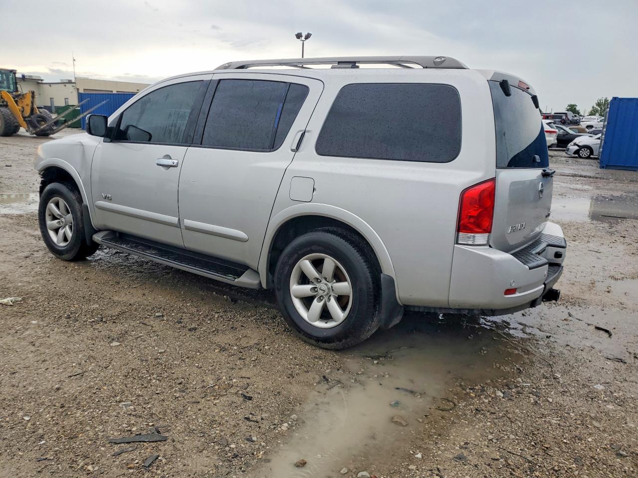 2008 Nissan Armada Se Ffv Silver vin: 5N1BA08D38N620624