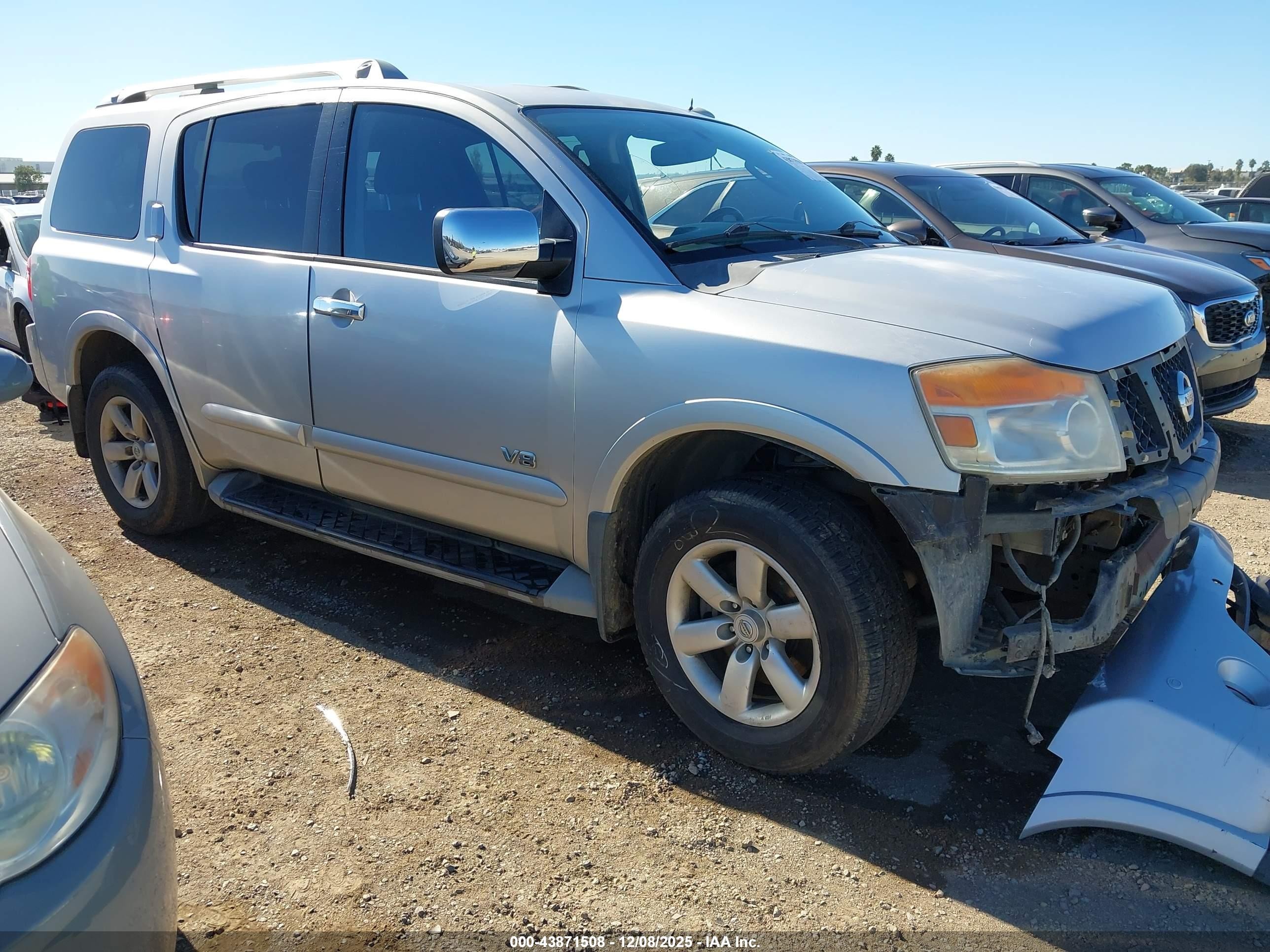 2009 Nissan Armada Se Silver vin: 5N1BA08D49N600061