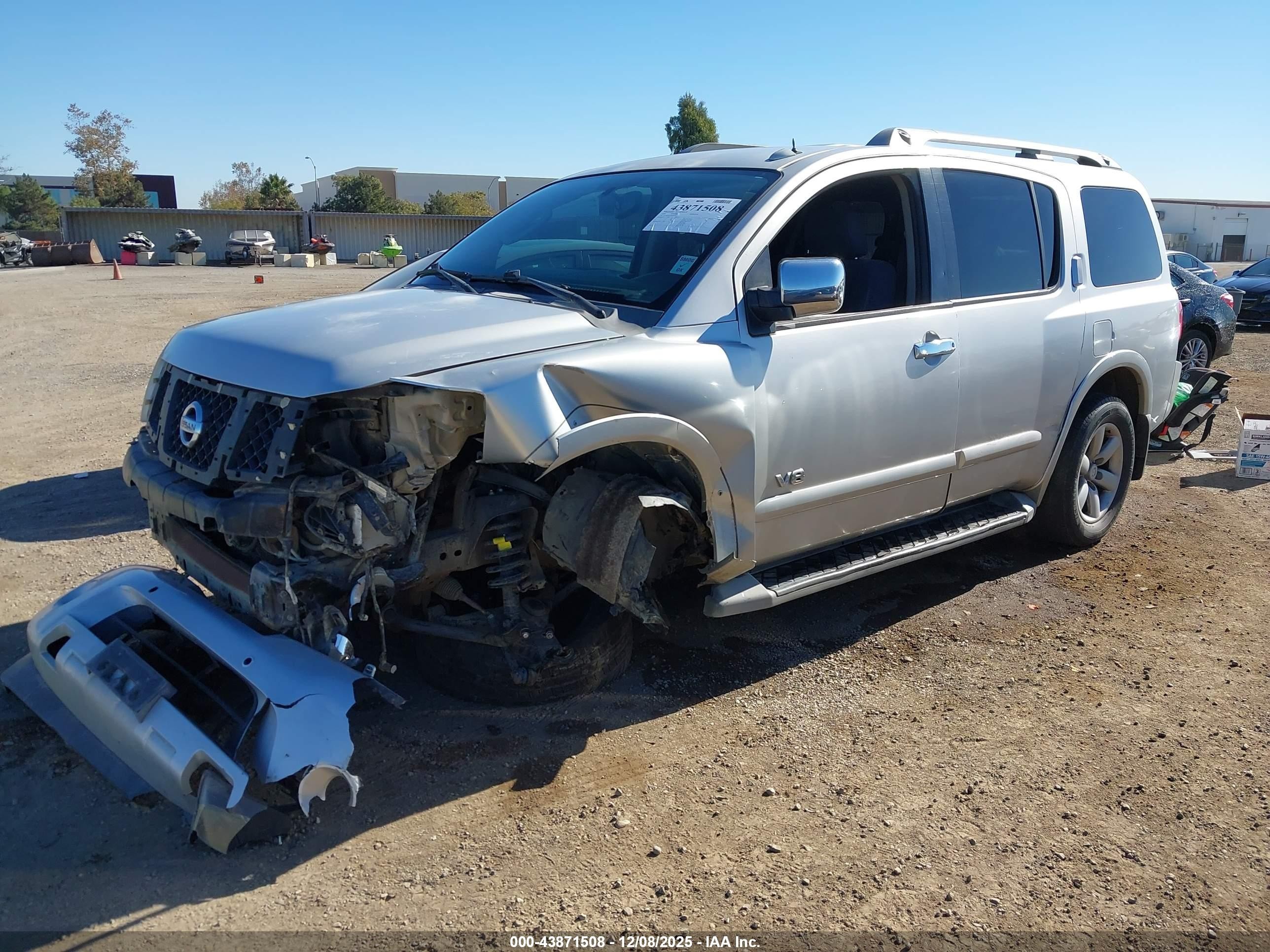 2009 Nissan Armada Se Silver vin: 5N1BA08D49N600061