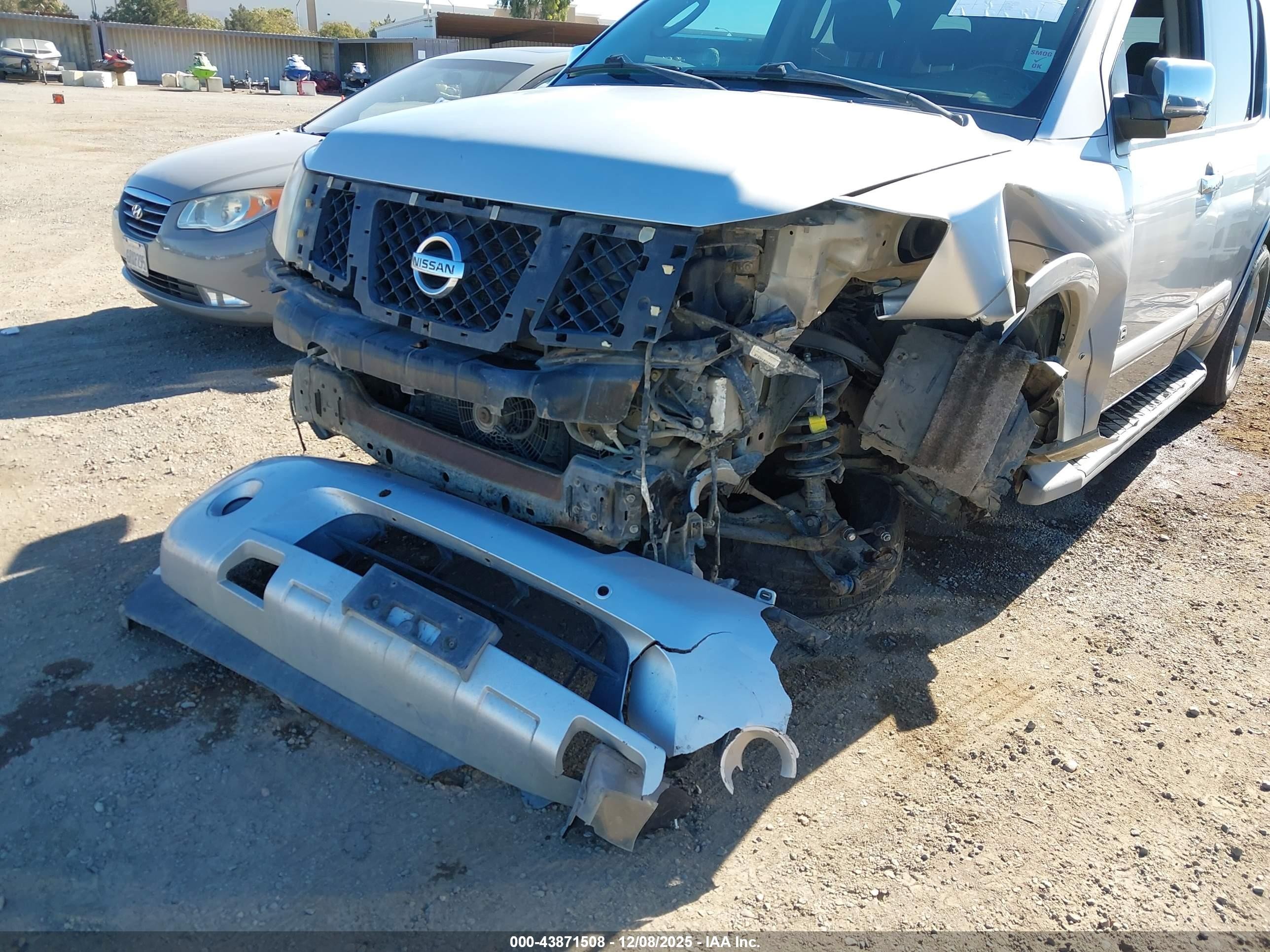 2009 Nissan Armada Se Silver vin: 5N1BA08D49N600061