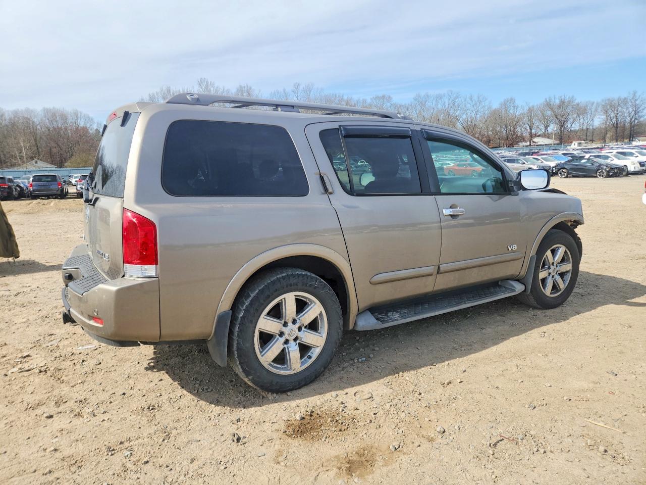 2009 Nissan Armada Se Ffv Brown vin: 5N1BA08D49N601551