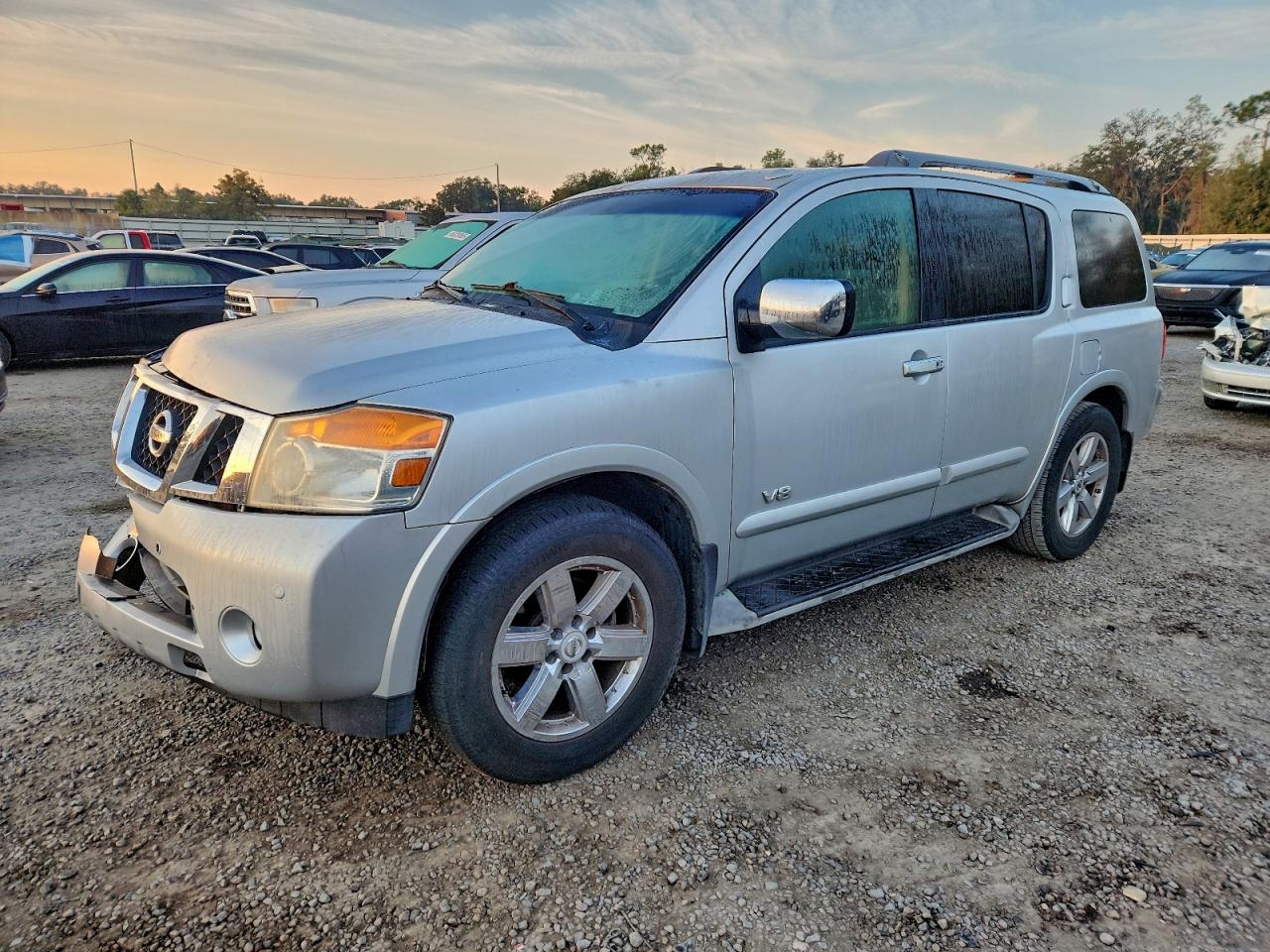 2009 Nissan Armada Se Silver vin: 5N1BA08D69N602734