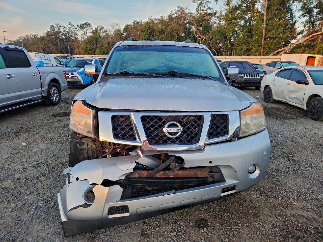 2009 Nissan Armada Se Silver vin: 5N1BA08D69N602734