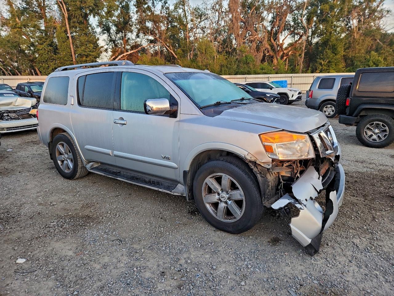 2009 Nissan Armada Se Silver vin: 5N1BA08D69N602734