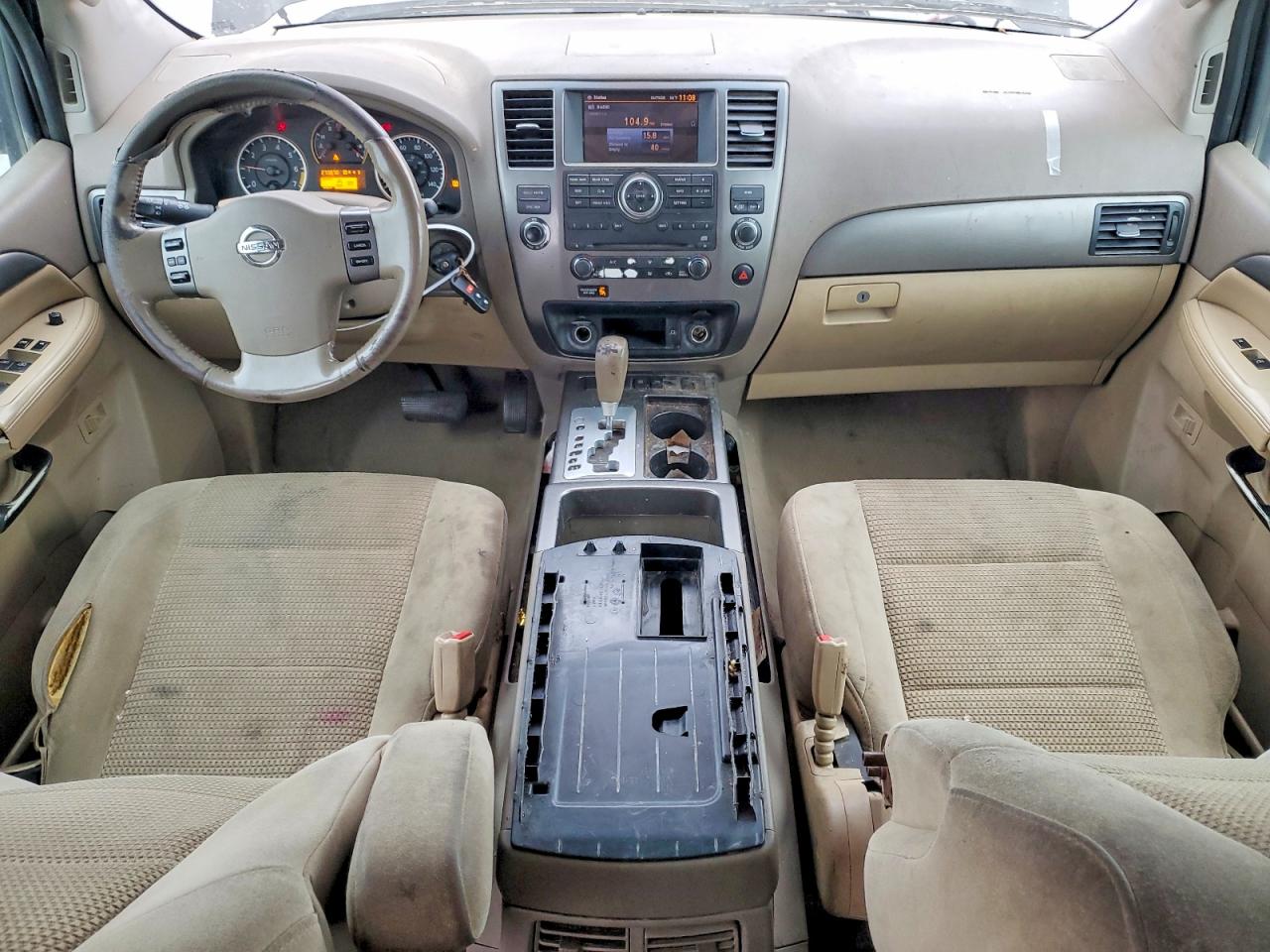 2009 Nissan Armada Se Ffv Black vin: 5N1BA08D69N603396