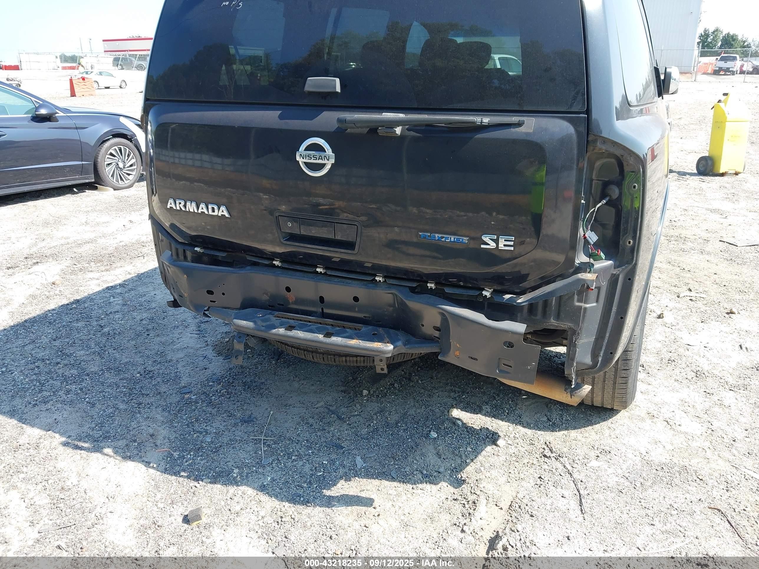 2009 Nissan Armada Se Black vin: 5N1BA08D69N606685