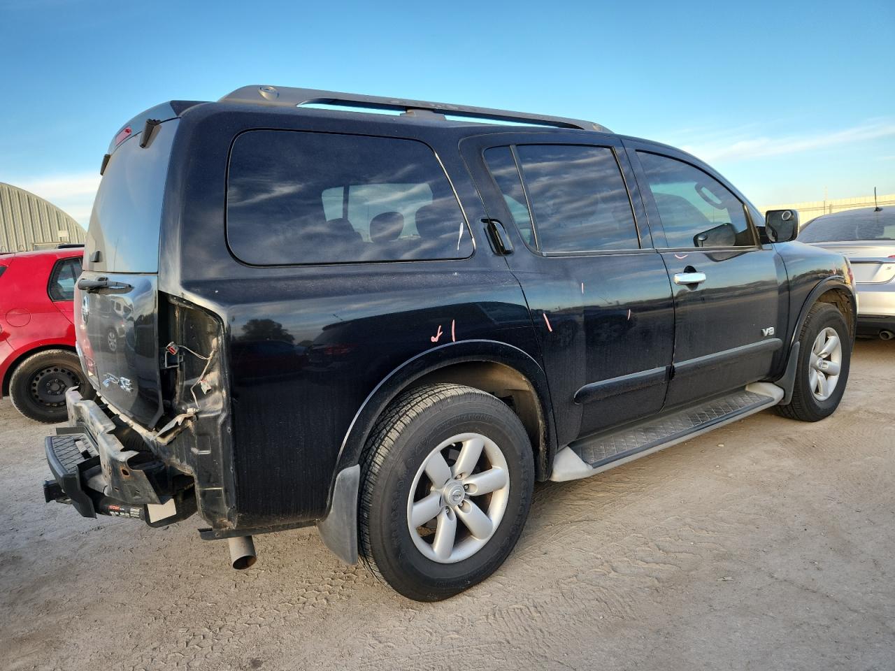 2009 Nissan Armada Se Black vin: 5N1BA08D89N603366