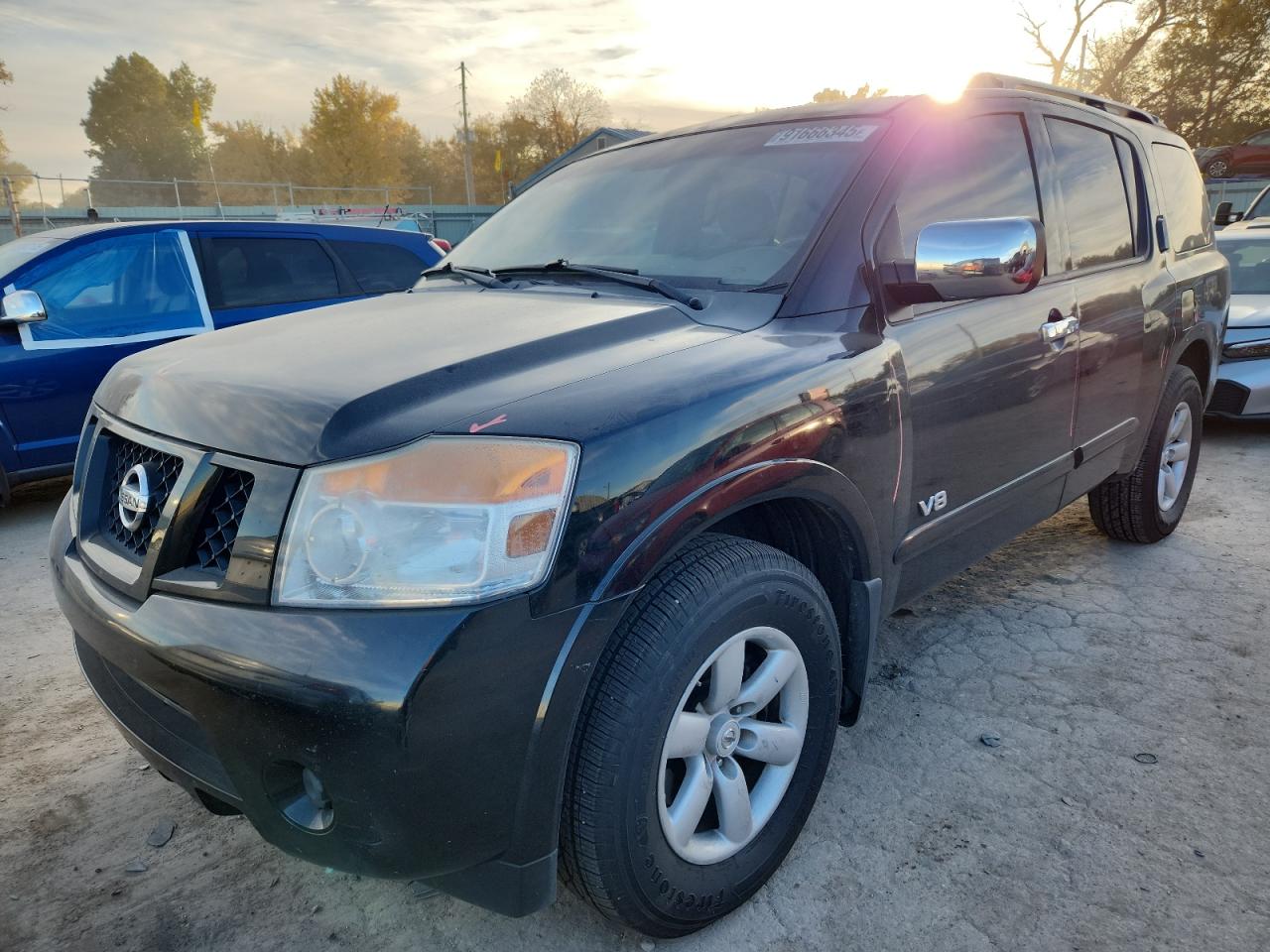 2009 Nissan Armada Se Black vin: 5N1BA08D89N603366