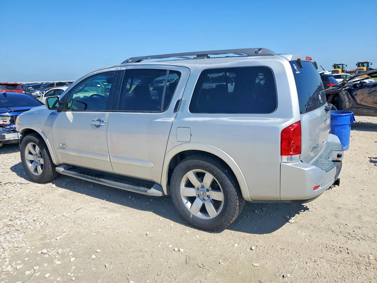 2009 Nissan Armada Se Ffv Silver vin: 5N1BA08D89N606557