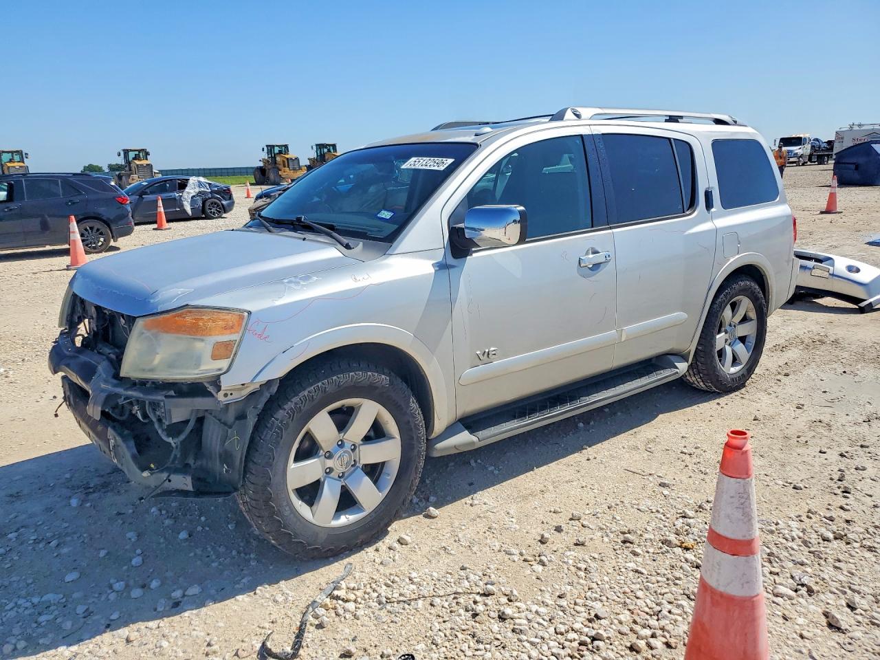 2009 Nissan Armada Se Ffv Silver vin: 5N1BA08D89N606557