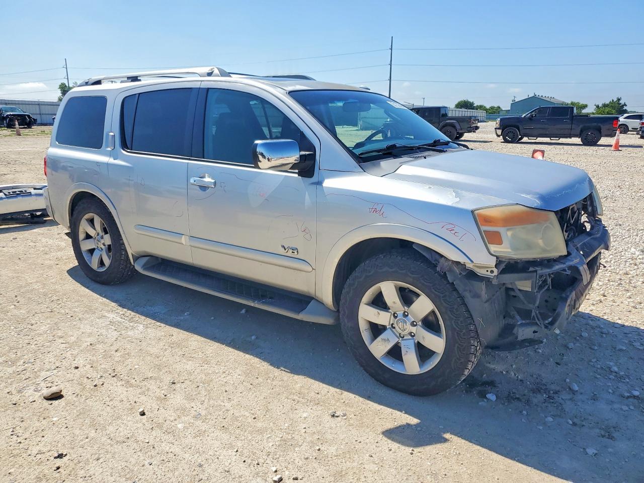 2009 Nissan Armada Se Ffv Silver vin: 5N1BA08D89N606557