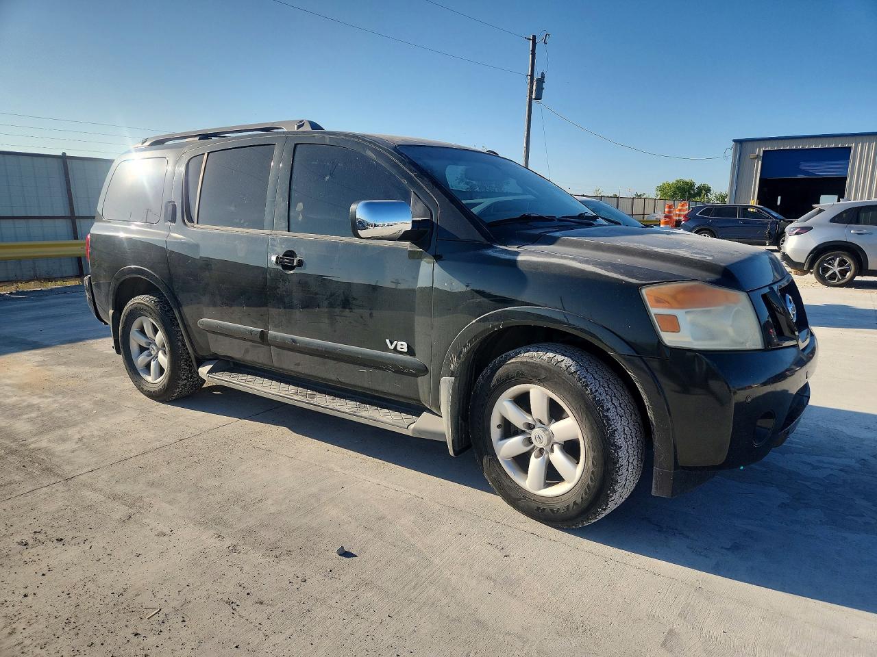 2008 Nissan Armada Se Ffv Black vin: 5N1BA08D98N626248