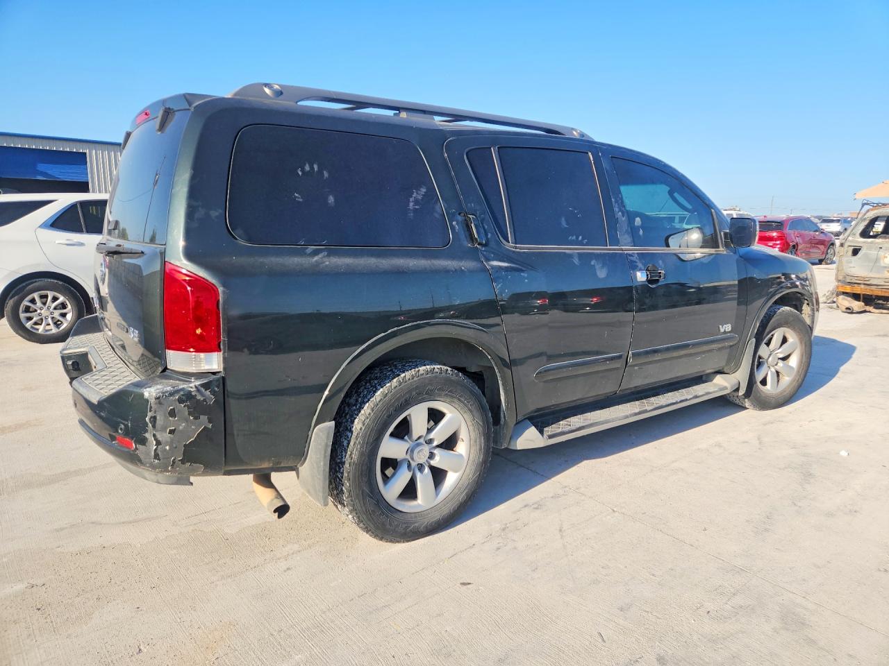 2008 Nissan Armada Se Ffv Black vin: 5N1BA08D98N626248