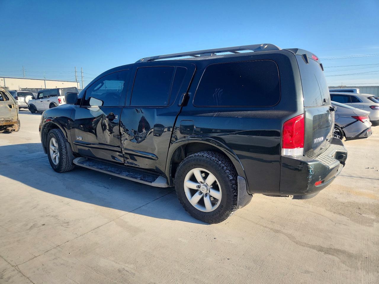 2008 Nissan Armada Se Ffv Black vin: 5N1BA08D98N626248