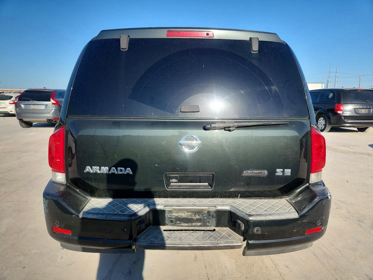 2008 Nissan Armada Se Ffv Black vin: 5N1BA08D98N626248