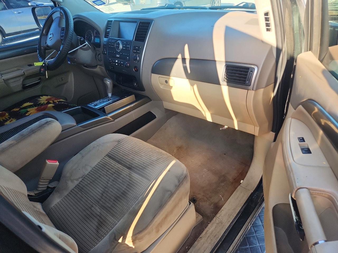 2008 Nissan Armada Se Ffv Black vin: 5N1BA08D98N626248