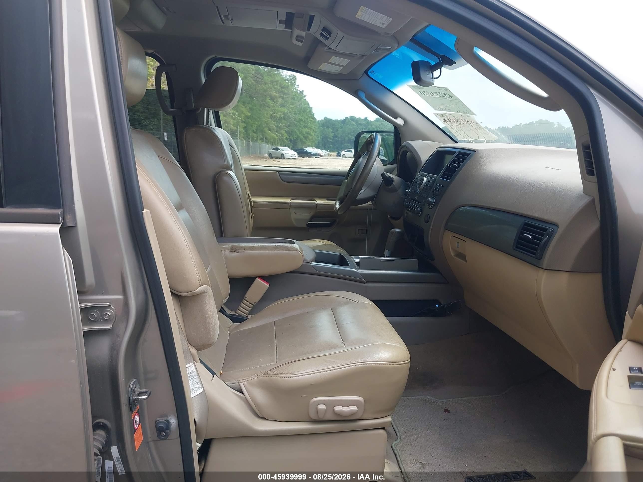 2008 Nissan Armada Se Tan vin: 5N1BA08D98N628288