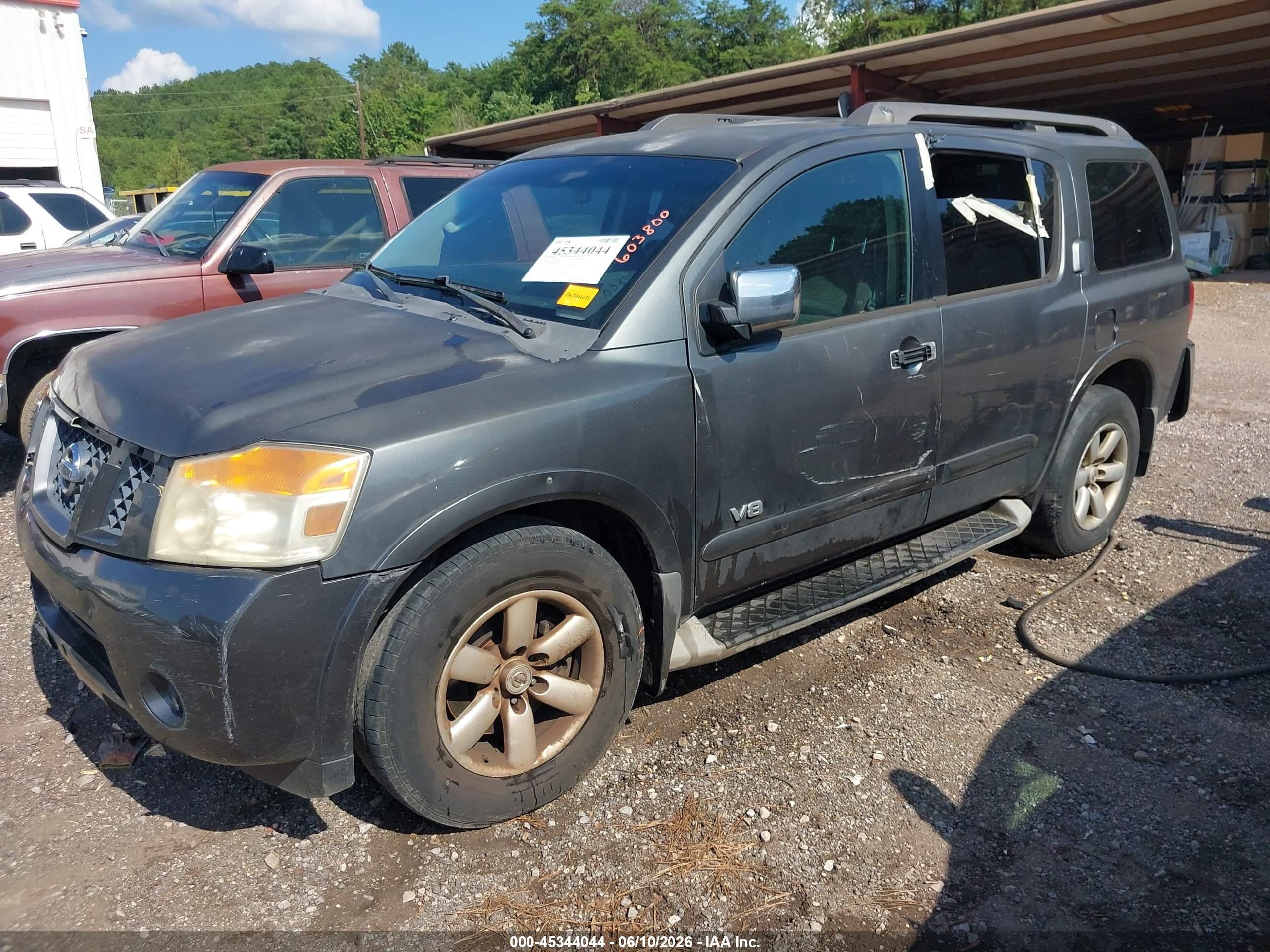 2009 Nissan Armada Se Gray vin: 5N1BA08D99N603800