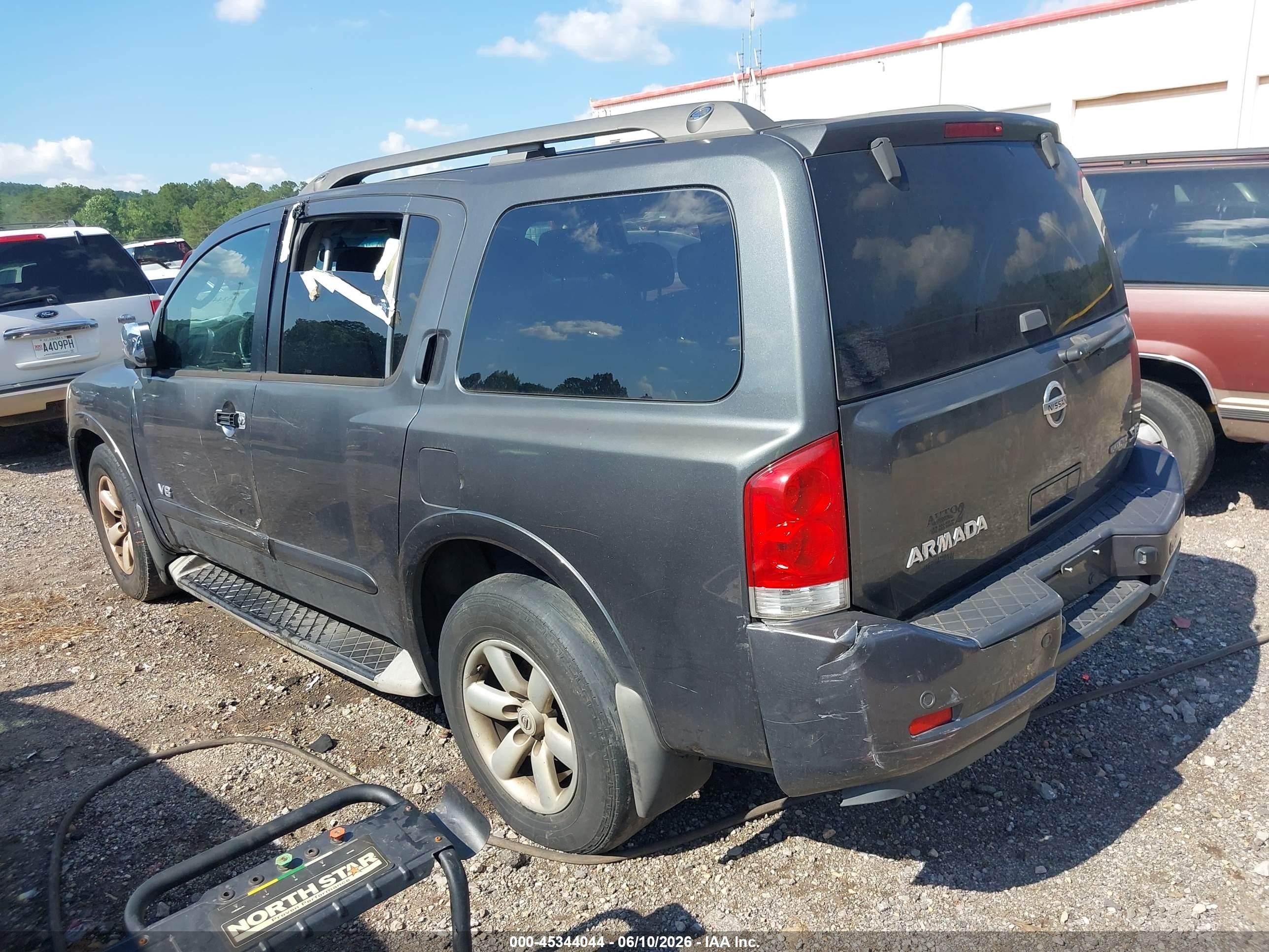 2009 Nissan Armada Se Gray vin: 5N1BA08D99N603800