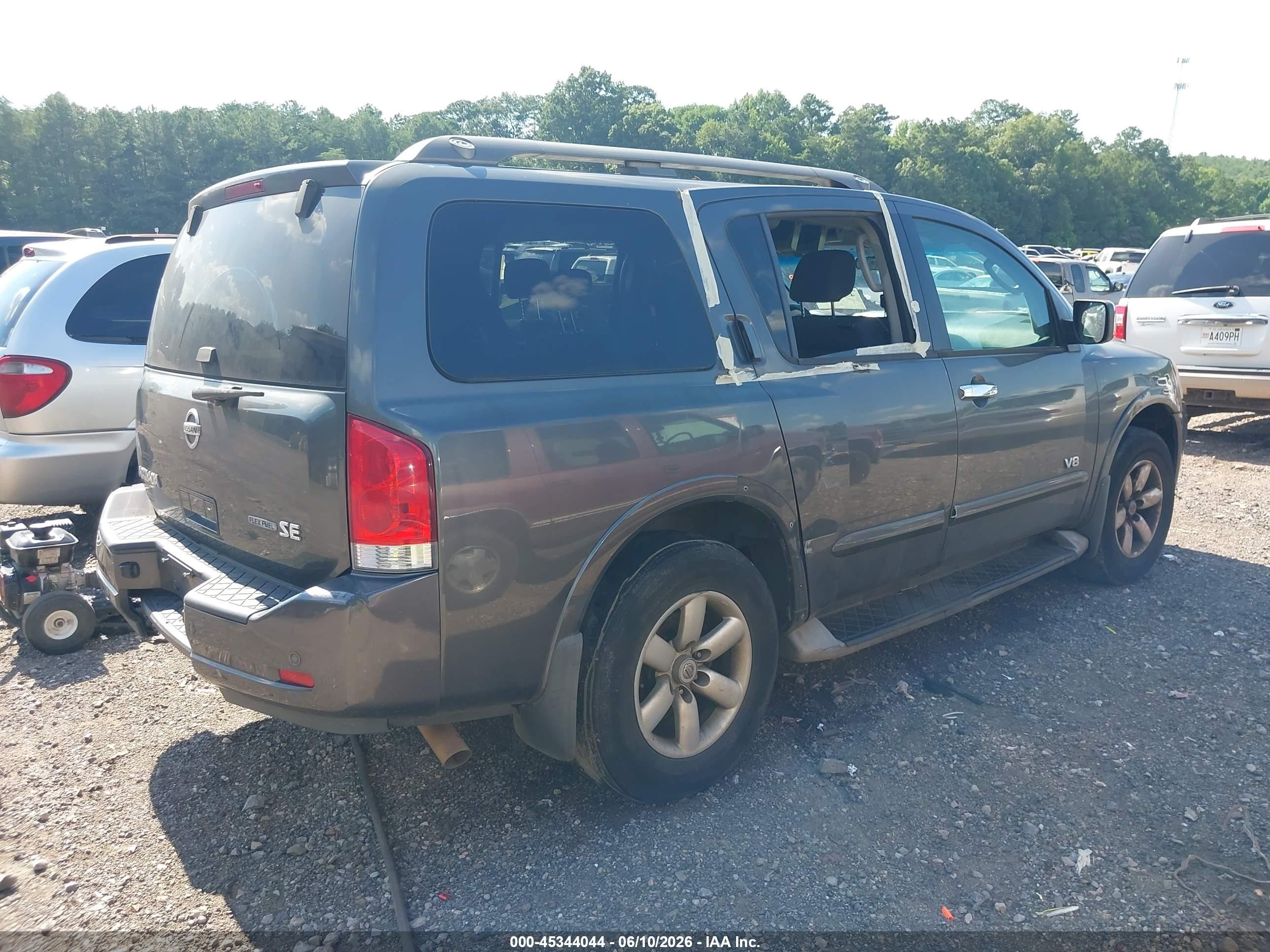 2009 Nissan Armada Se Gray vin: 5N1BA08D99N603800