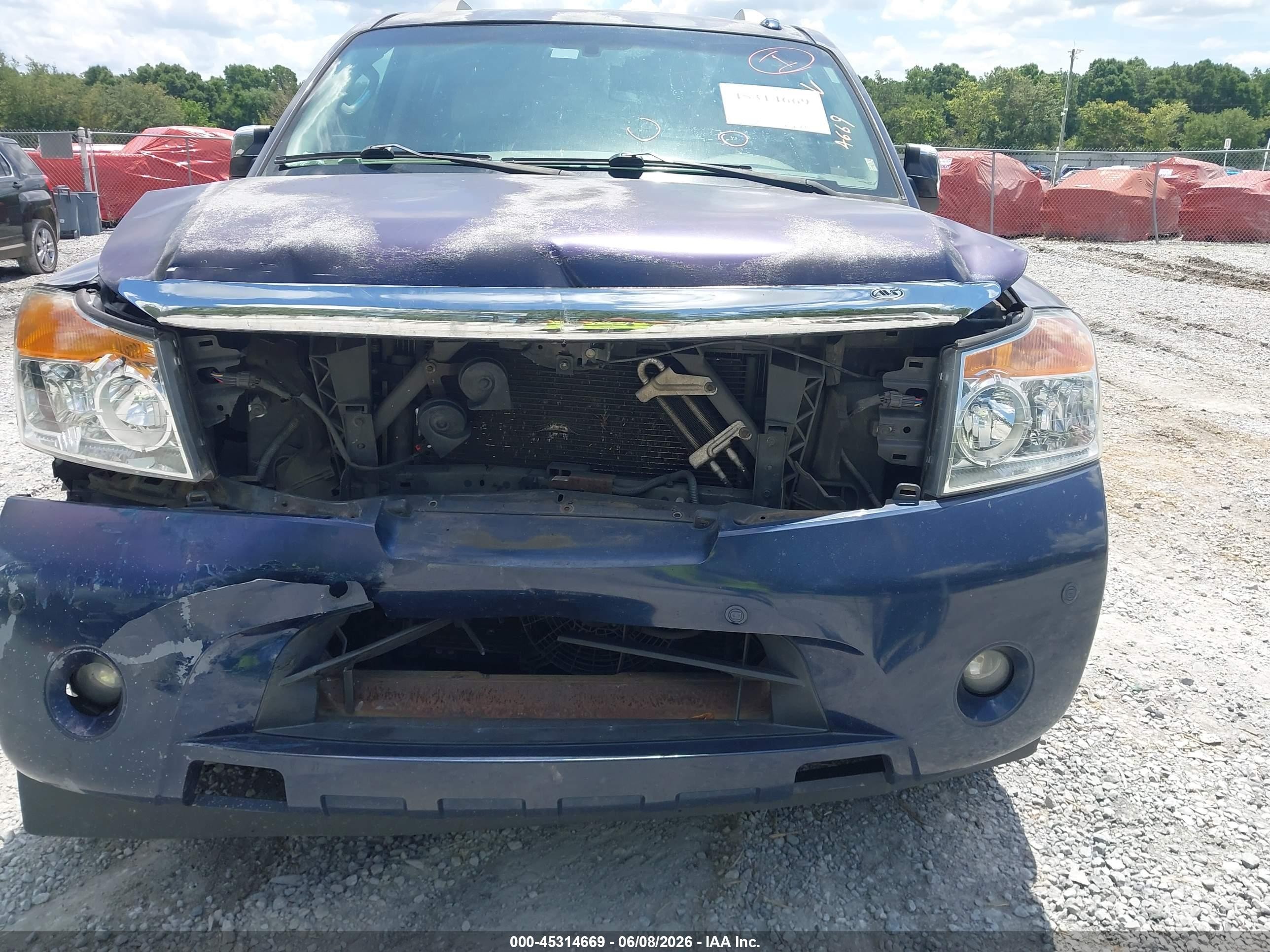 2009 Nissan Armada Le Blue vin: 5N1BA08D99N603926