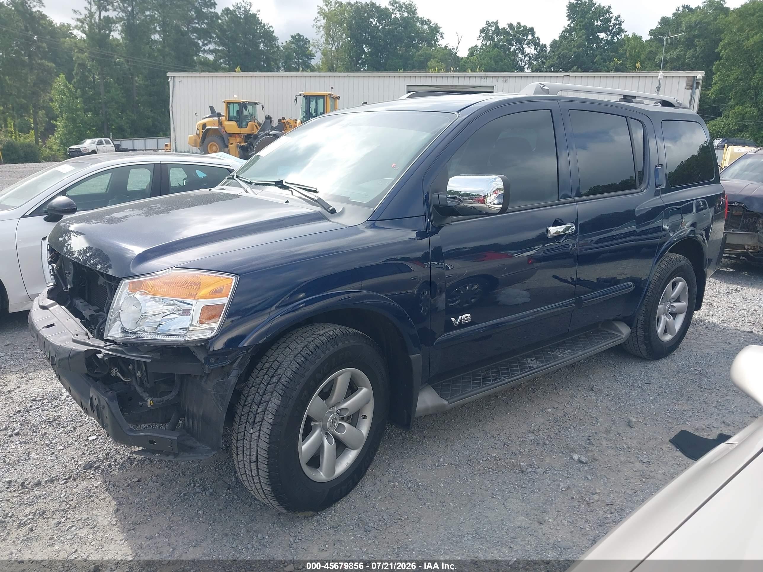 2009 Nissan Armada Se Черный vin: 5N1BA08DX9N601019