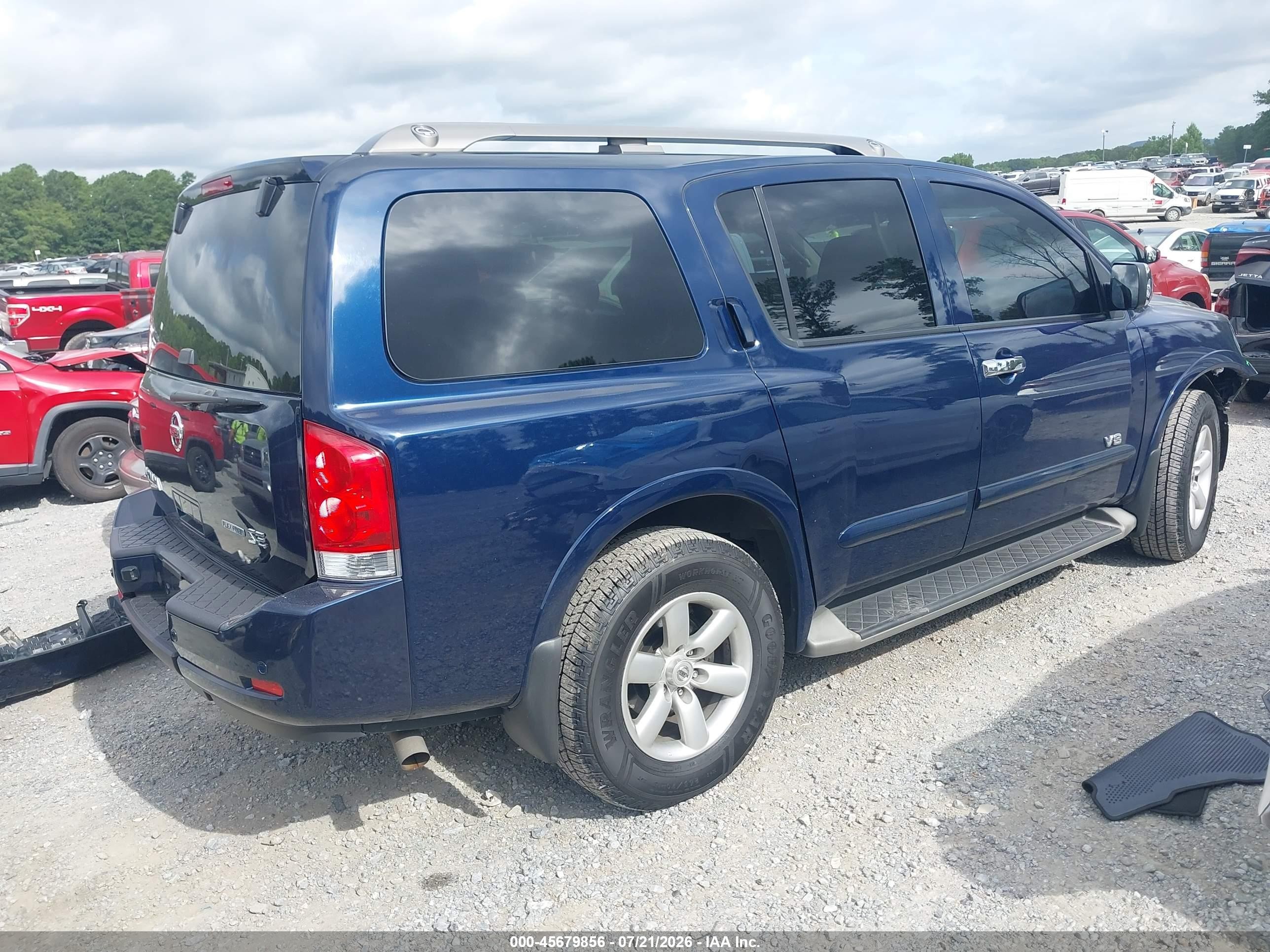 2009 Nissan Armada Se Черный vin: 5N1BA08DX9N601019