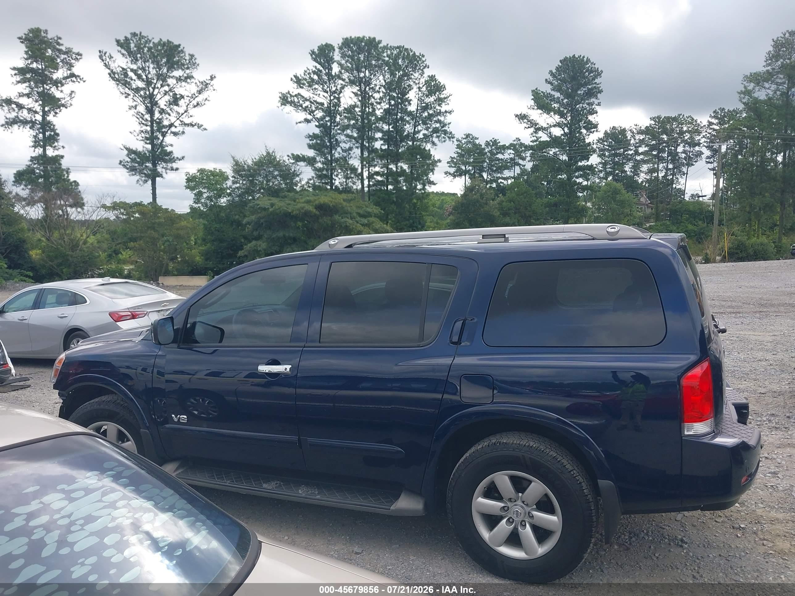 2009 Nissan Armada Se Черный vin: 5N1BA08DX9N601019