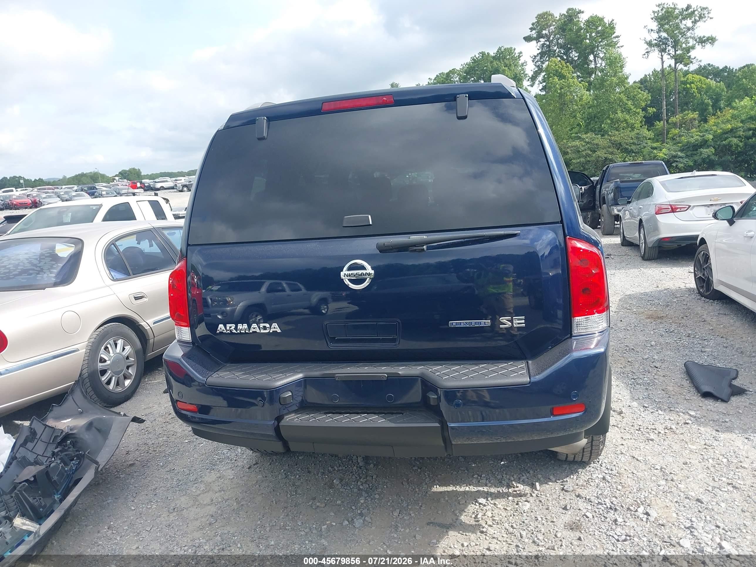 2009 Nissan Armada Se Черный vin: 5N1BA08DX9N601019