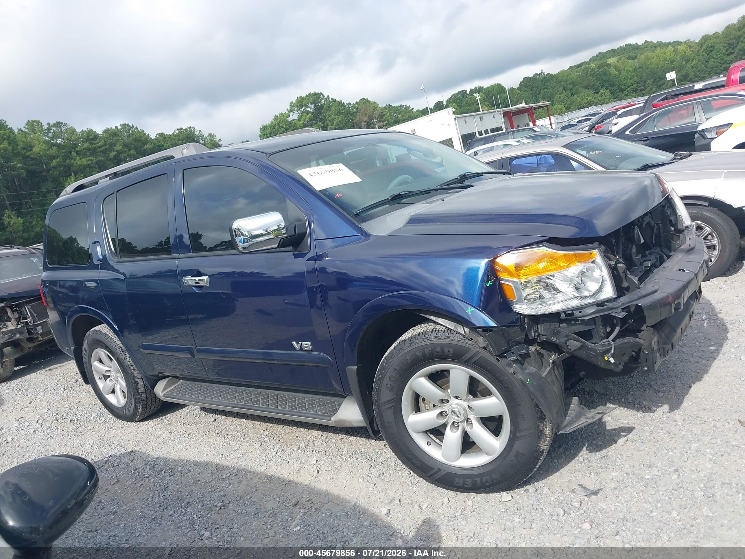 2009 Nissan Armada Se Черный vin: 5N1BA08DX9N601019