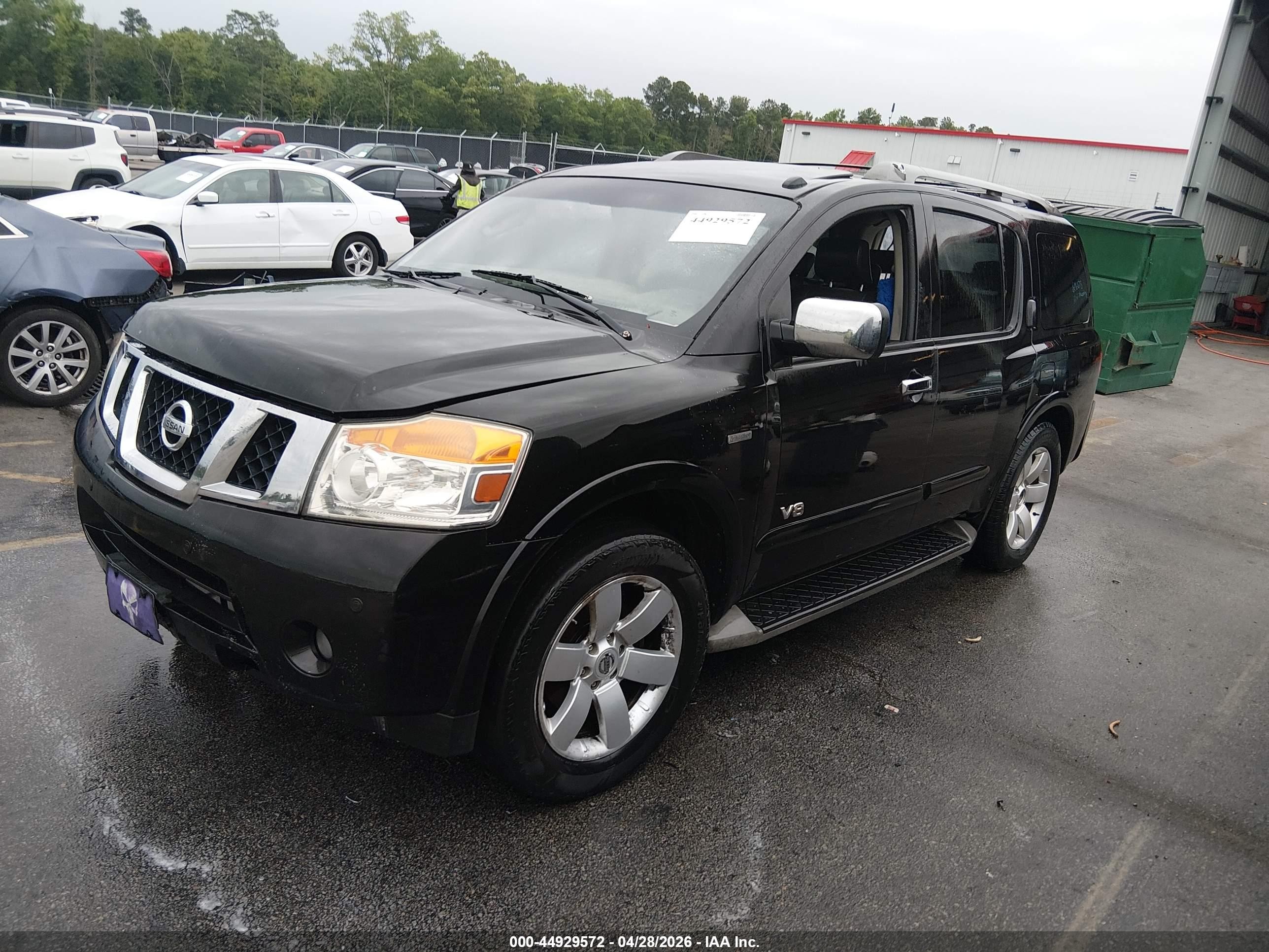 2009 Nissan Armada Le Black vin: 5N1BA08DX9N606673