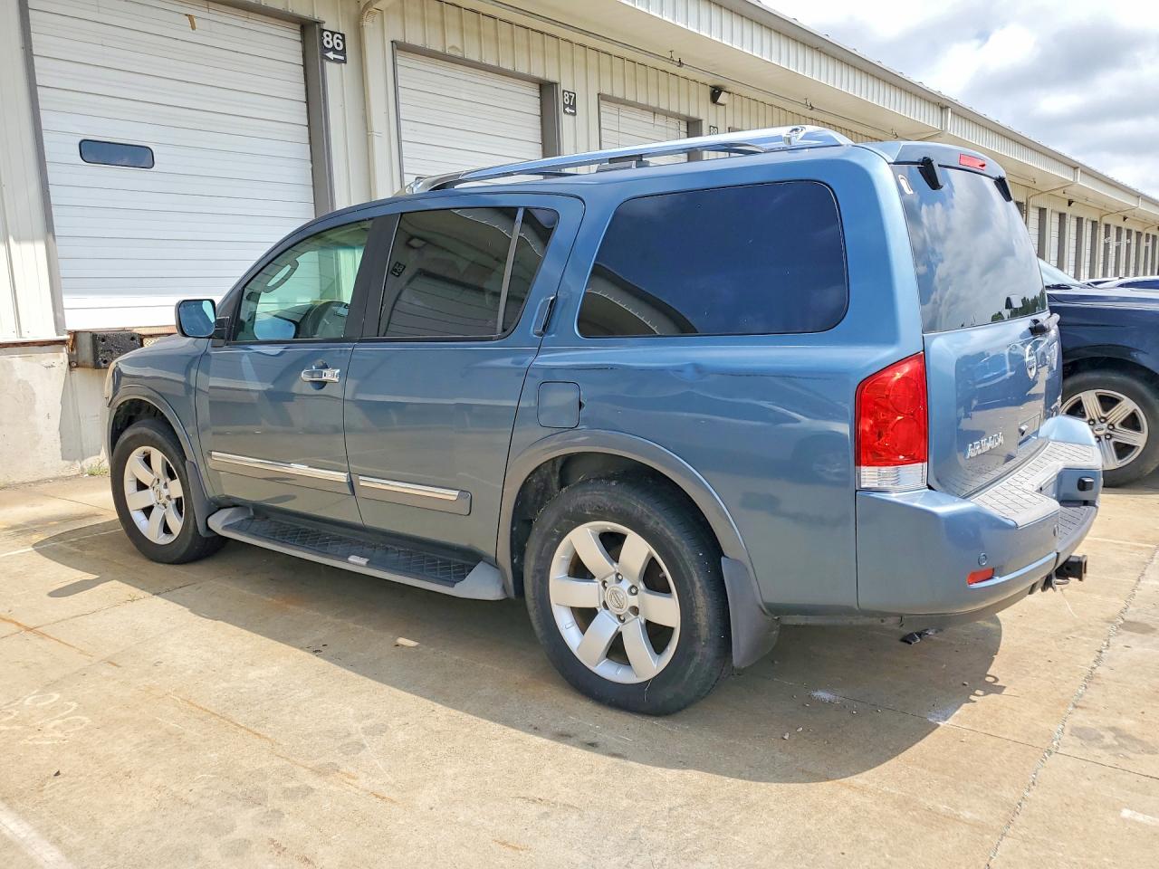 2011 Nissan Armada Sv Синий vin: 5N1BA0NC0BN600205