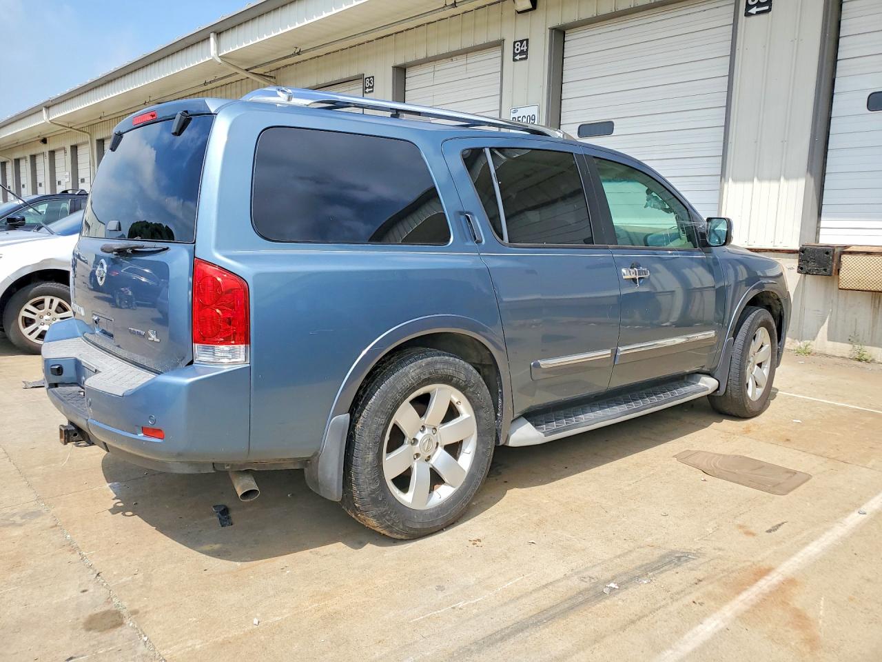 2011 Nissan Armada Sv Синий vin: 5N1BA0NC0BN600205